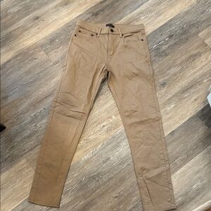 Banana Republic Tan Chino Pants with Branded Button